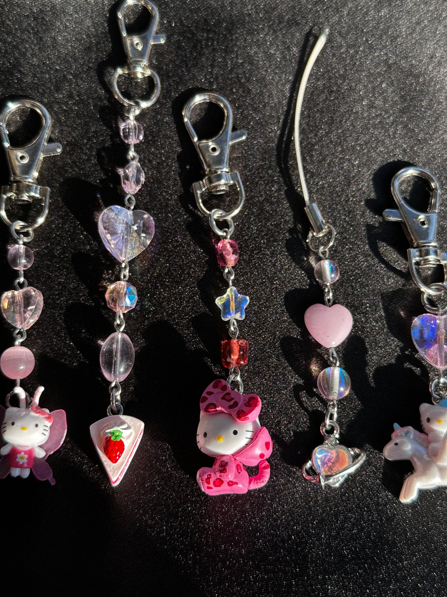 Pink & Hello Kitty Handmade Keychains & Phonecharm