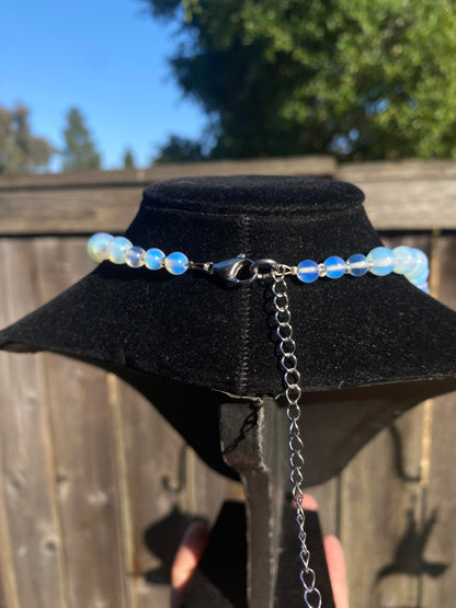 Triple Strand Opalite Necklace