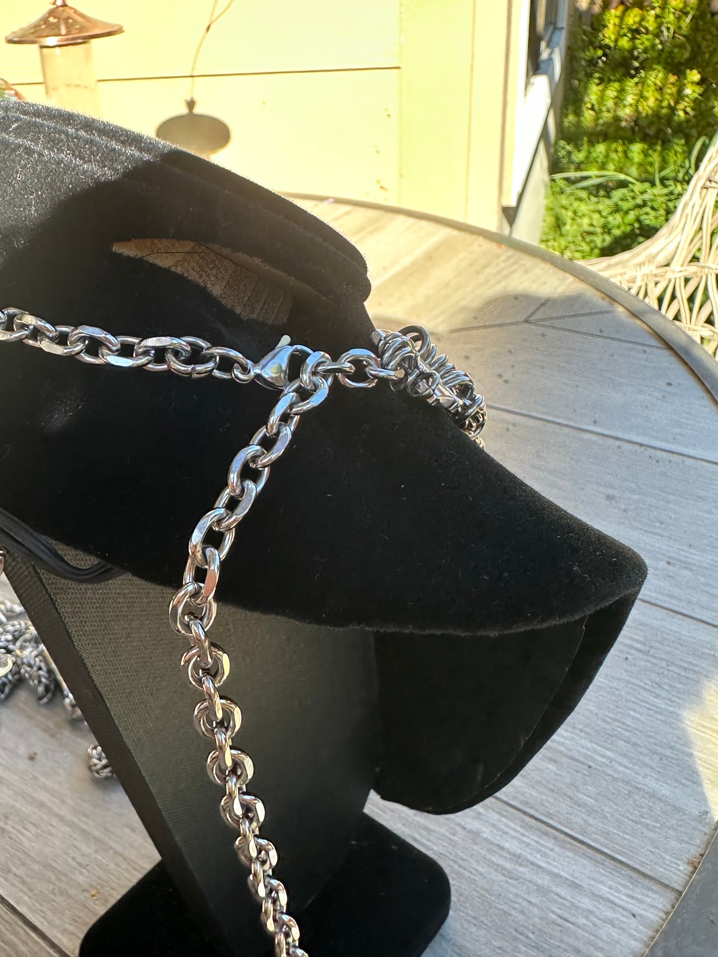 Stainless Steel Watch Angel Chainmaille Choker & Necklace