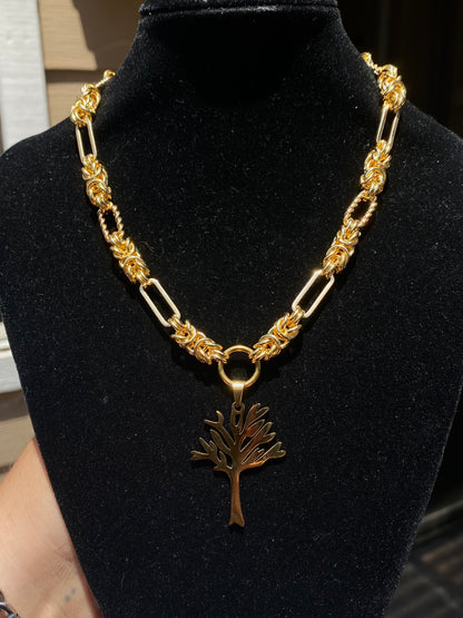 ‘Tree of Life’ Xxxtentacion Inspired Chainmail Necklace