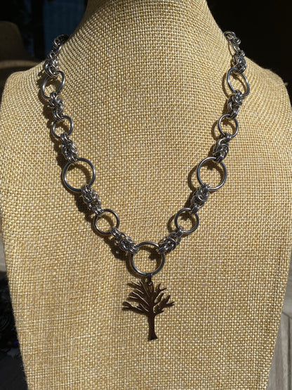 Tree of Life “XXXTENTACION style” chainmail necklace