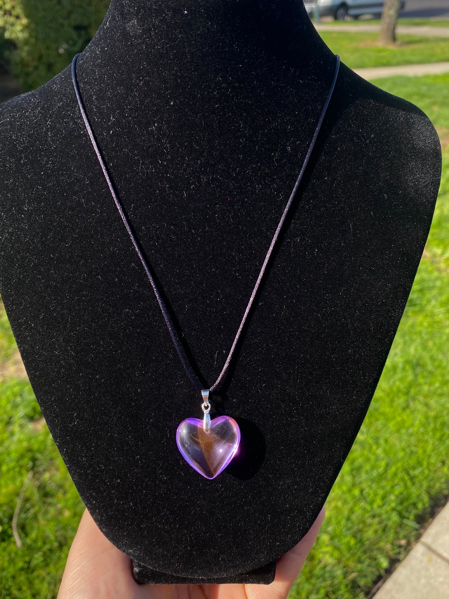 Heart Pendants On Cord