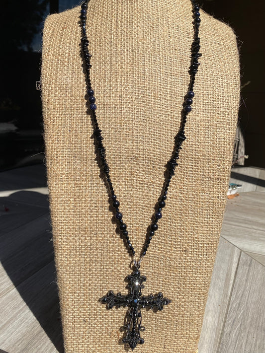 Long Alternative ‘Rosary’ Style Necklace