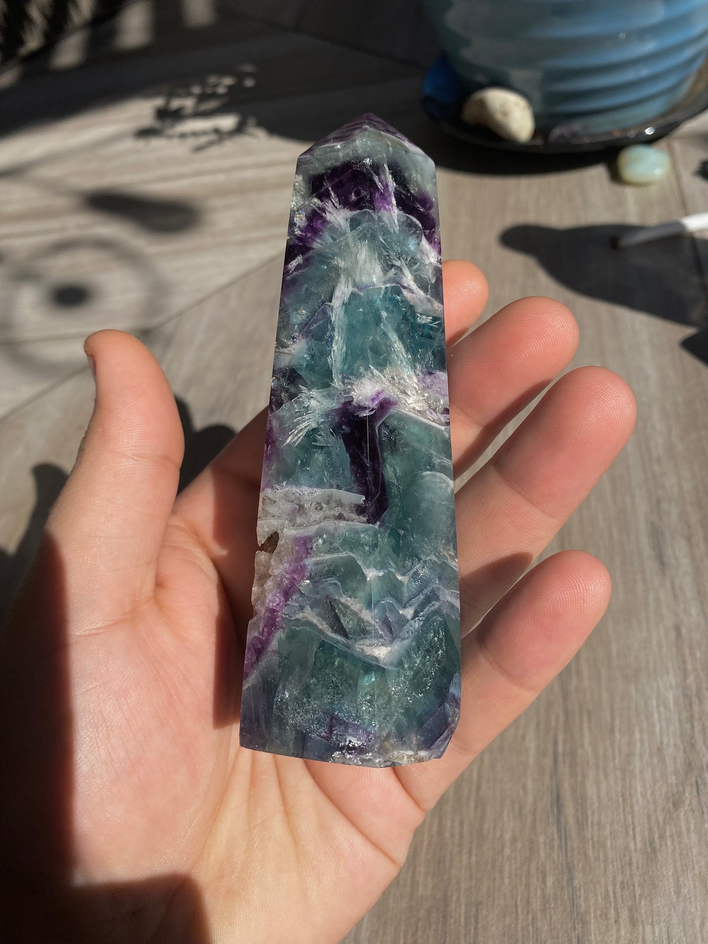 Rainbow Fluorite Tower