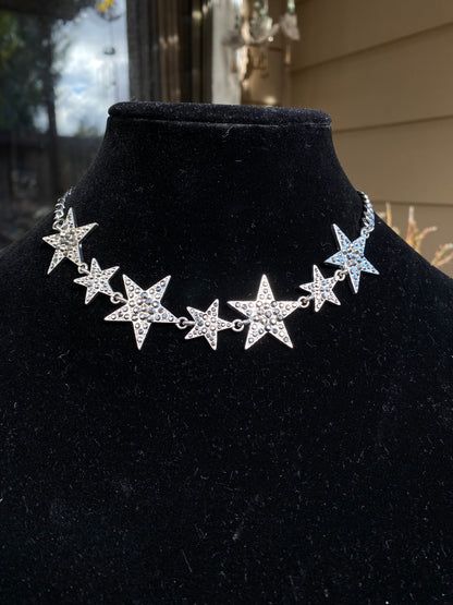 Sparkly Star Choker/Necklace