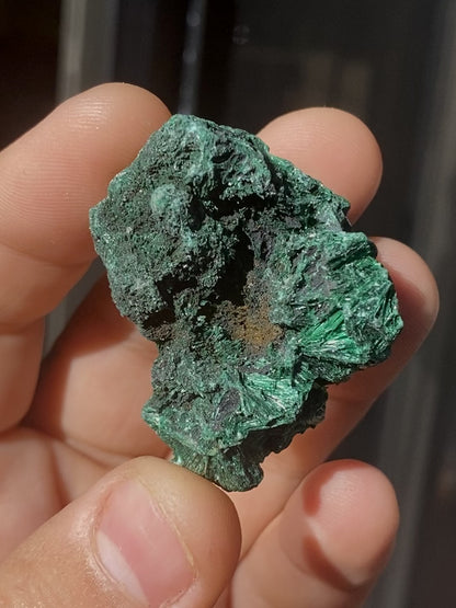 Raw malachite