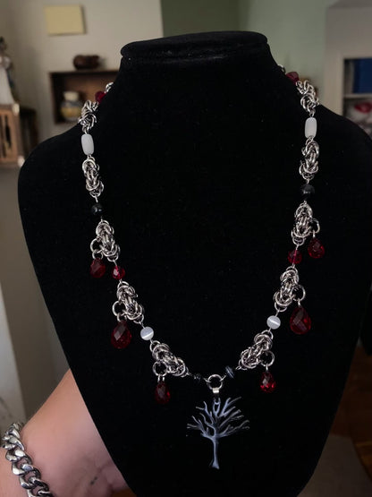 ‘Members Only Vol.4’ Xxxtentacion Inspired Chainmail & Beaded Necklace
