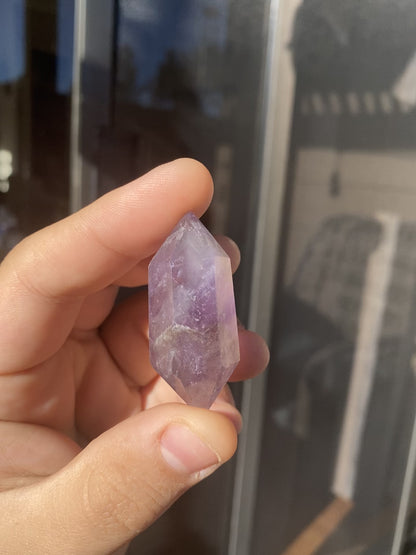 Double Point Small Amethyst