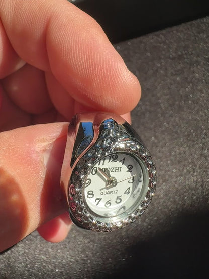 Silver Ring Watch