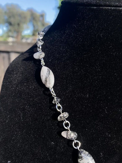 Tourmalated Quartz Necklace