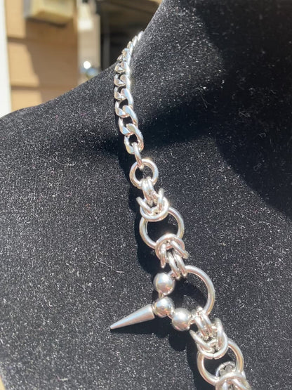 ‘WingRiddenAngel’ Xxxtentacion Inspired Chainmail Necklace
