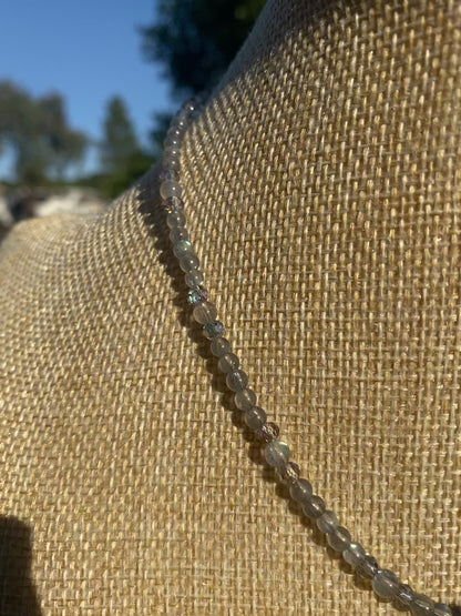 Labradorite & Moonstone Simple Choker