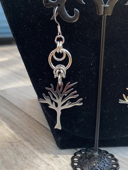 ‘Tree of Life’ Xxxtentacion Inspired Chainmail Earrings