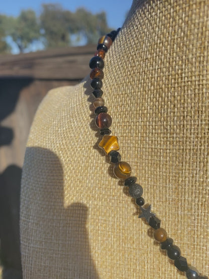 Tigers Eye Protection Necklace