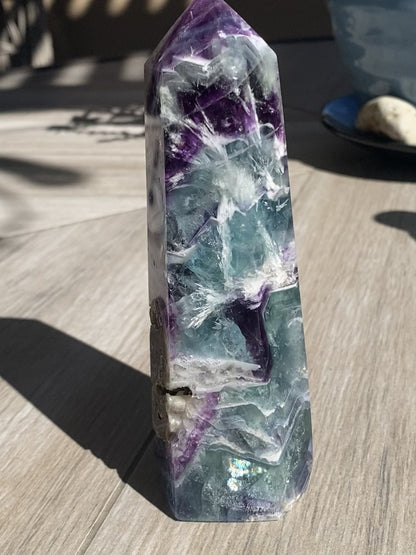 Rainbow Fluorite Tower